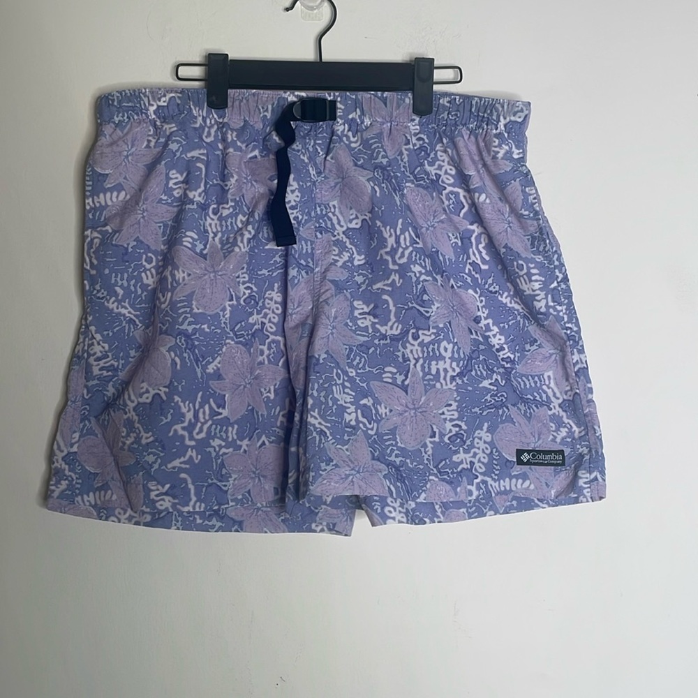 Columbia blue floral XL shorts​